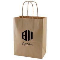 Recycled Natural Kraft Paper Shopper